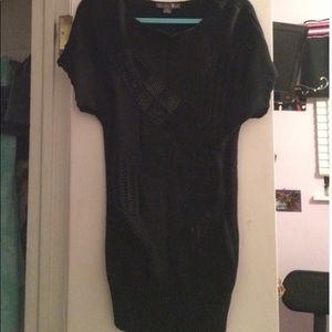 NWOT LONG BLACK SWEATER